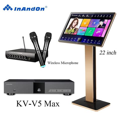 Inandon Kv V5 Max Karaoke Player With 22 Touch Screenkaraoke Machine