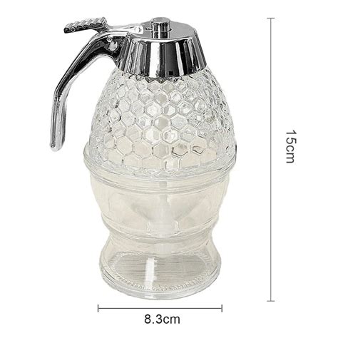 Honey Milk Syrup Dispenser Pot Ml Portable Honeycomb Bottle Drip