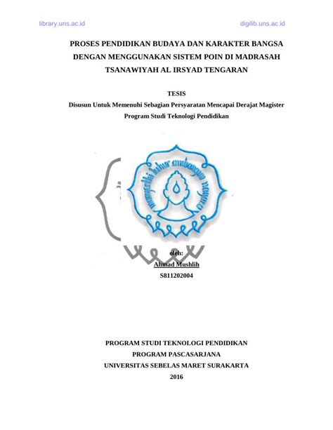 PDF PROSES PENDIDIKAN BUDAYA DAN KARAKTER Dalam Pendidikan