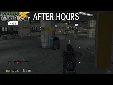 SOCOM Combined Assault Online AFTER HOURS ROBBED MVP HD 1080p