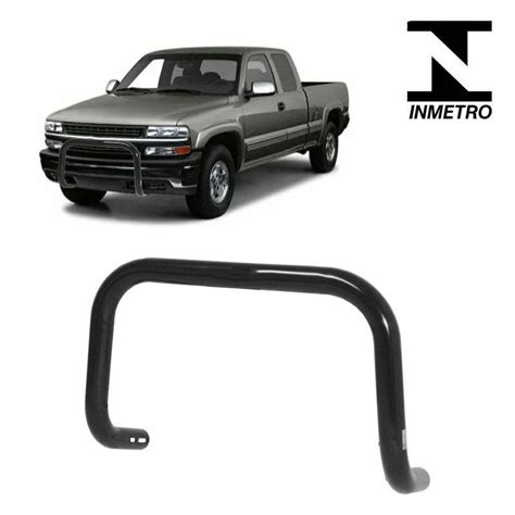 Parachoque Quebra Mato Silverado 1997 1998 1999 Preto CCF Para