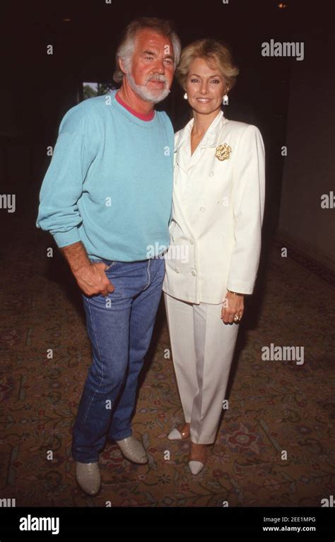 Kenny Rogers and wife Marianne Gordon attend the NBC Fall TCA Press ...