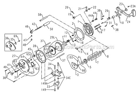 Fishing Reel Schematics Penn