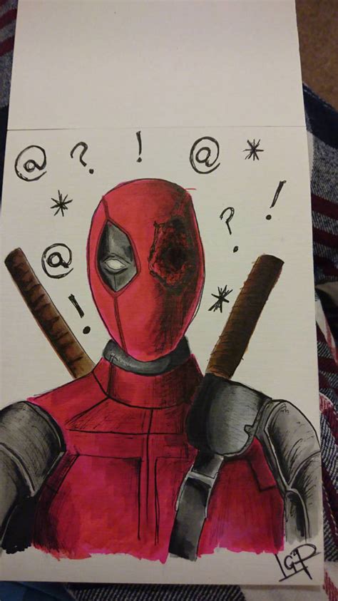 Deadpool Headshot By Pickeringspics On Deviantart