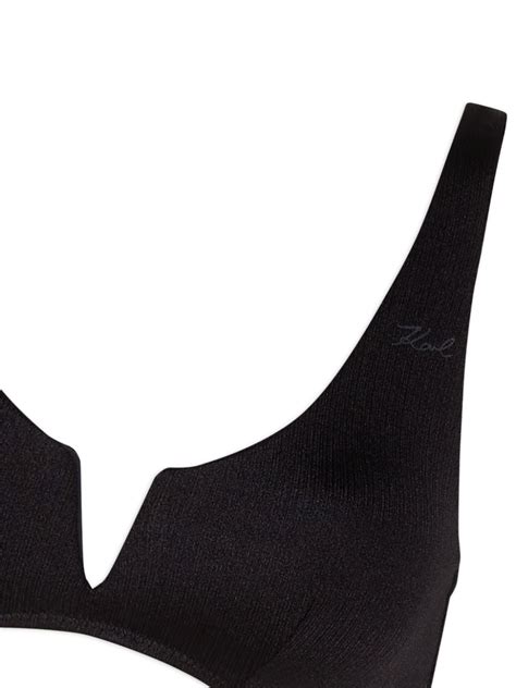 Karl Lagerfeld Karl Dna Bikini Top Farfetch