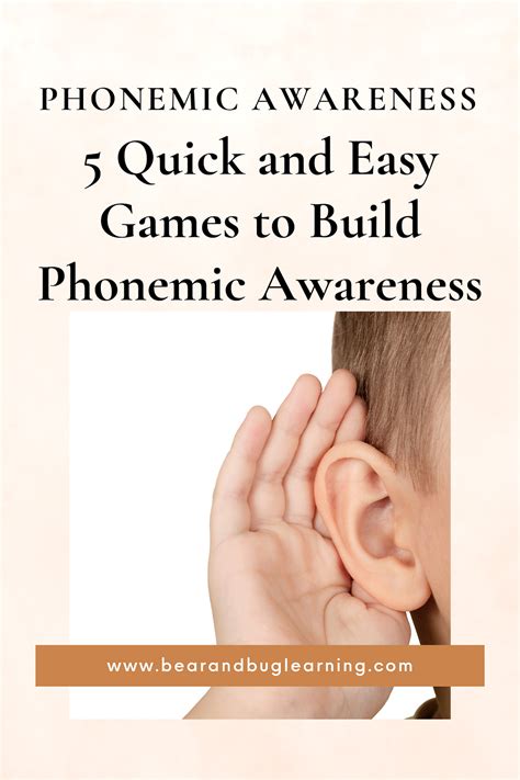 5 Quick And Easy Phonemic Awareness Games