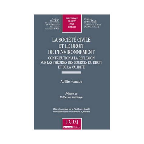 La Soci T Civile Et Le Droit De L Environnement Contribution La