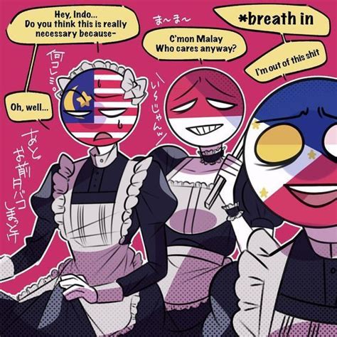 Countryhumans Maphilindo Dunno Malaysia Indonesia