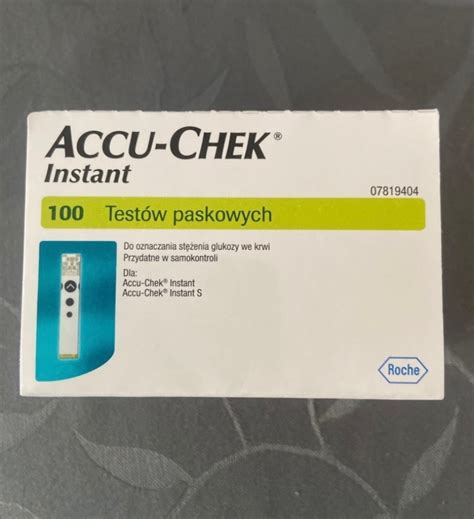 Paski Testy Accu Chek Instant Szt Pozna Kup Teraz Na Allegro