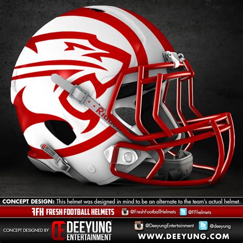 Artist unveils alternative NCAA football helmet designs