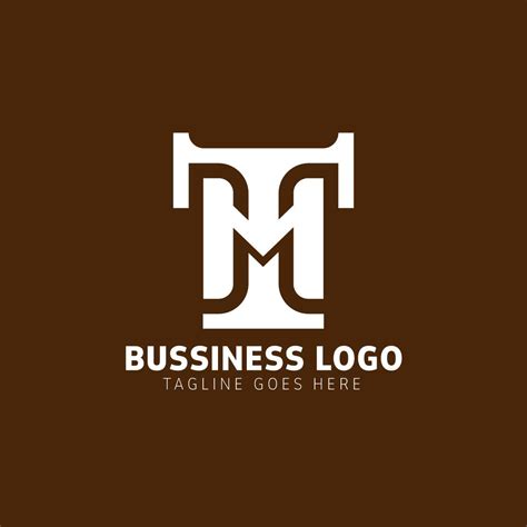 Professional Tm Monogram Logo Design Masterbundles