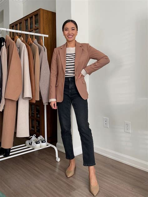 5 Business Casual Workwear Outfits With A Camel Blazer Life With Jazz