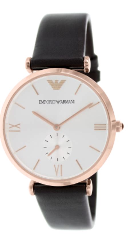 Emporio Armani Quartz Silver Dial Watch Set Ebay