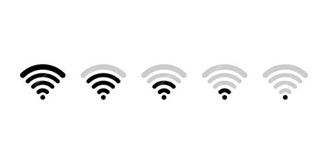 Premium Vector Wifi Vector Symbol Internet Connection Sign Wireless