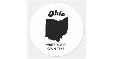 OHIO STATE MOTTO T-SHIRT CLASSIC ROUND STICKER | Zazzle