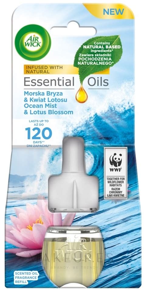 Air Wick Essential Oils Electric Ocean Mist Lotus Blossom Recarga