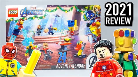 LEGO Marvel The Avengers Advent Calendar 76196 2021 Set Review