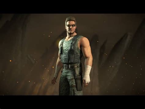 Mortal Kombat X Johnny Cage All Skins Intro X Ray Victory Pose