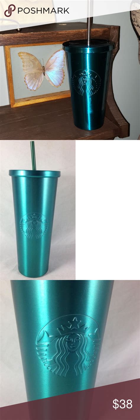 Starbucks Lmtd Ed 16 Oz Metal Venti Travel Tumbler Coffee And Tea