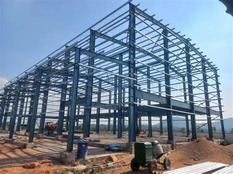 Mild Steel Body Prefab Galvanized Pre Engineered Building Structure