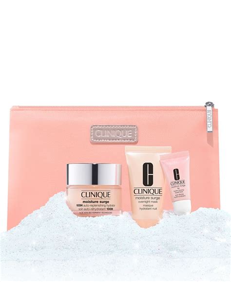 Clinique 4 Pc Moisture Surge Megastars Hydrating Skin Care Set Macys