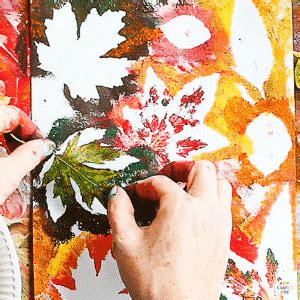 Autumn Leaf Painting