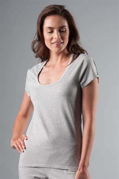 Naked Essential Cotton Stretch Tee Shirt W Women S