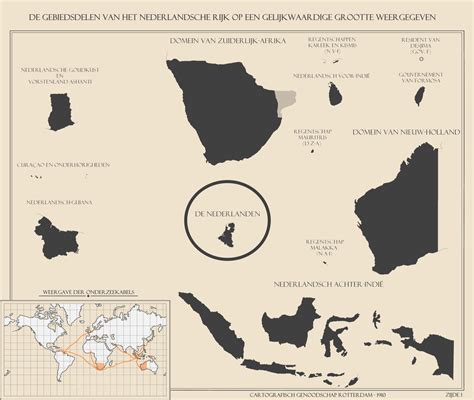 Map Showing The Parts Of The Dutch Empire In 1910 On A Uniform Scale R Imaginarymaps