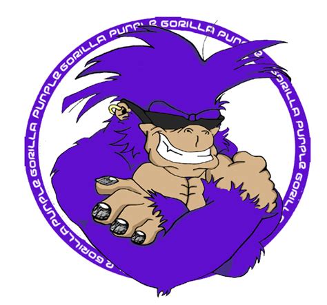 Purple Gorilla 2 Colored By Dopepencils On DeviantArt