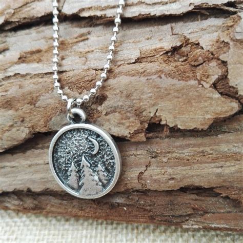 Handmade Forest Pendant Necklace Pendant Necklace Pendant Necklace