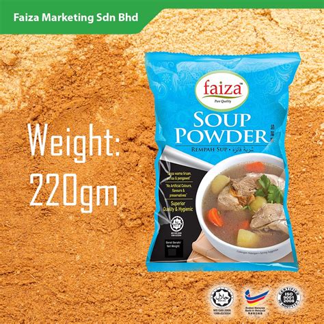 Sup Powder 220gm Serbuk Sup Faiza Shopee Malaysia