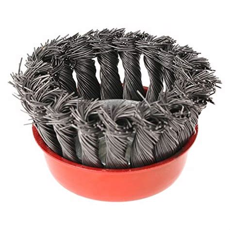 Gsk Cut Twisted Wire Wheel Knotted Cup Brush For Removing Rust