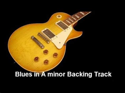 Blues In A Minor Backing Track Zz Top Style Karaoke For Guitar