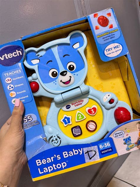 Vtech Bears Baby Laptop Hobbies And Toys Toys And Games On Carousell