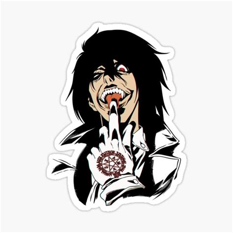 Ultimate Alucard Sticker For Sale By Retro Freak Redbubble