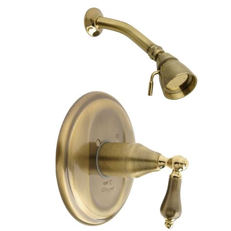 Antique Brass Shower Fixtures 5 Vintage Style Aged Brass Shower