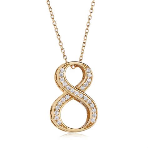 Moonmory Authentic 925 Sterling Silver Gold Color Long Chain CZ Number ...