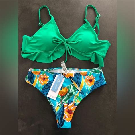 Cupshe Swim Brand New Cupshe Bikini Set Poshmark