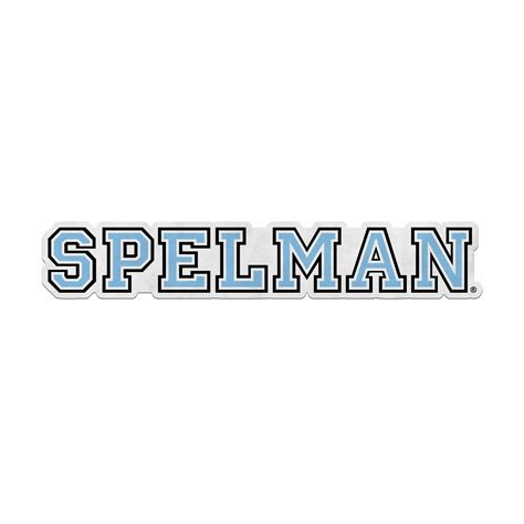 Spelman College Shape Cut Primary Logo Pennant With Header Card