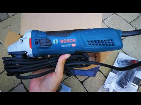 Unpacking Unboxing Angle Grinder Bosch Gws Cie H