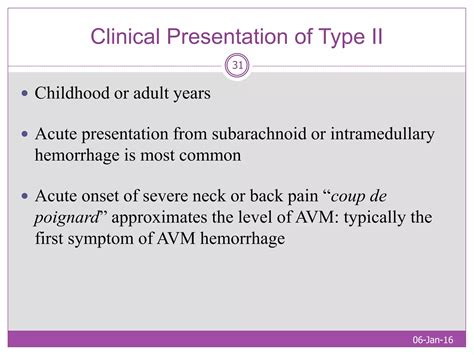 Spinal Cord Arteriovenous Malformations Ppt