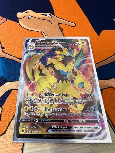 Pokemon Zeraora VMAX CRZ 054 DE Zenit der Könige Kaufen auf