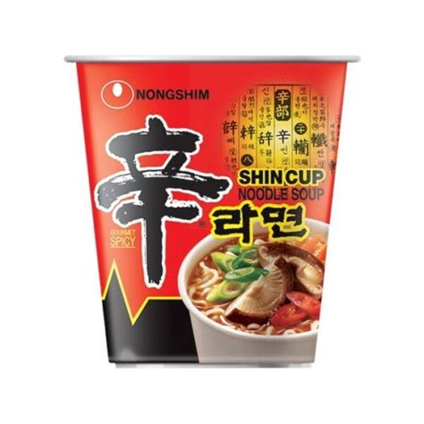 12 X 68g Nong Shim Shin Cup 1 Karton Scharf Instant Nudelsuppe Suppe Korea 8801043263108 Ebay