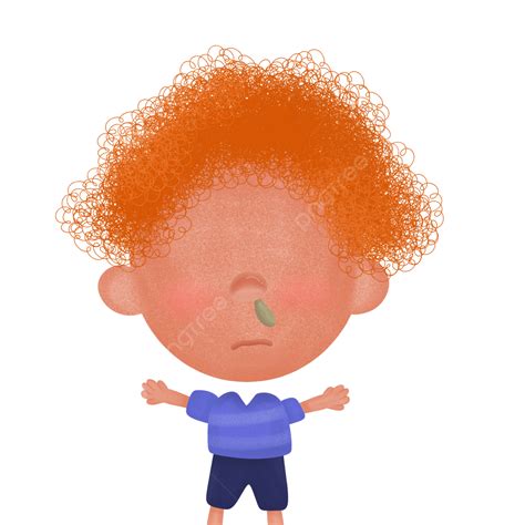 Sick Little Boy Boy Sick Fever Png Transparent Clipart Image And Psd