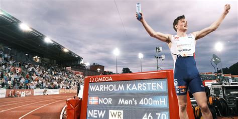 Karsten Warholm Breaks 400m Hurdles World Record News