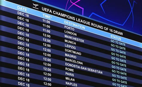 Jadwal Dan Konsep Babak 16 Besar Liga Champions 2023 2024 Pojok Bekasi