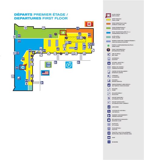 Montreal-Pierre Elliott Trudeau Airport(YUL) Terminal Maps, Shops ...