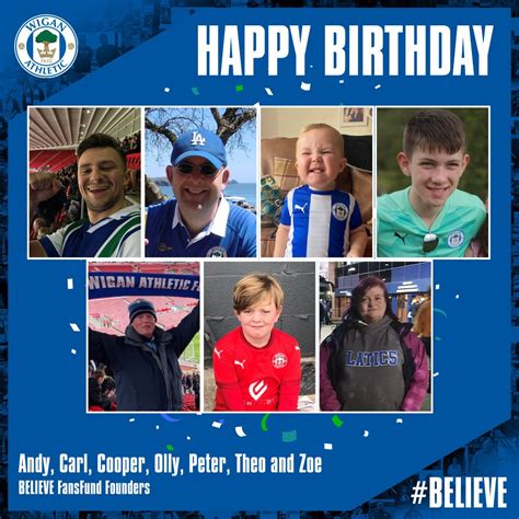 Wigan Athletic Champions On Twitter Happy Birthday To Believe