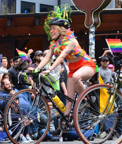 Fremont Solstice Parade Bicyclists Lok Cassi Lianne