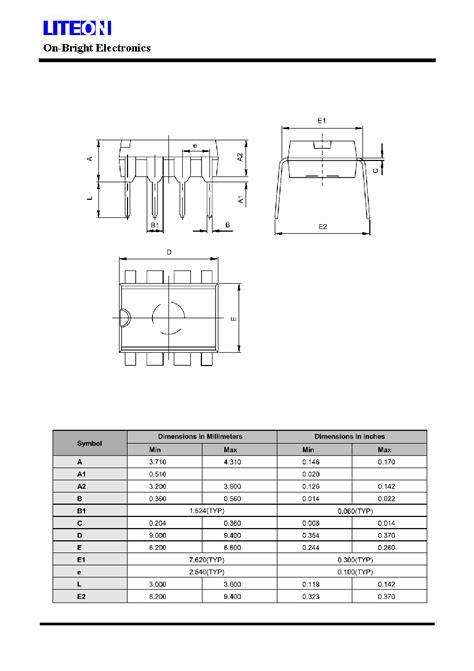 OB2269CP Datasheet 10 12 Pages LITEON Current Mode PWM Controller